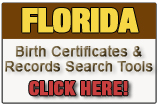 Florida birth records search form